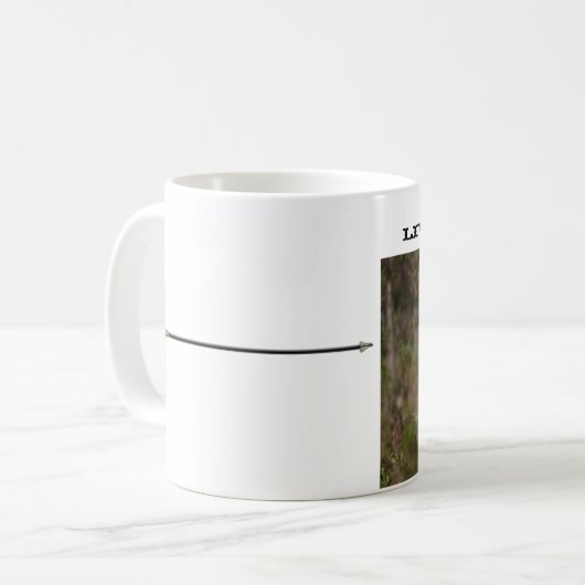 Leben Sie, um Becher zu jagen Kaffeetasse (Vorderseite Links)