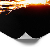 Leben Sie wie ein Feuerwerk in Ihrem Leben! Poster (Ecke)