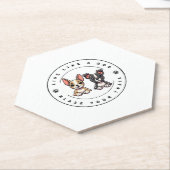 Leben Sie wie ein Hund, der Ihren Weg klopft Untersetzer (angewinkelt)