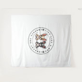 Leben Sie wie ein Hund Embrace die Reise Wandteppich (Vorderseite (Horizontal))