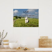 Leben Sie wie jemand, der das Gate Open Poster Ver (Küche)