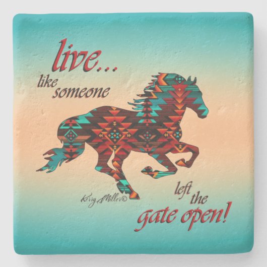 Leben Sie wie jemand, der den Untersetzer des offe (Vorderseite)