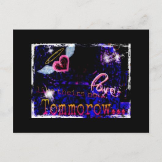 Leben Sie wie.... Postkarte (Vorderseite)