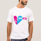 leben Sie zu den SKATEN T-Shirt (Vorderseite)
