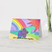 Leben Sie zusammen Karte (Vorderseite)