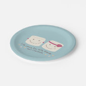 Leben S'more Spaß-Eibisch-Freund-Teller Pappteller (Schrägansicht)