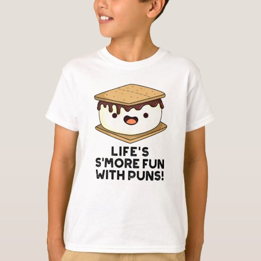 Leben Spaß mit Punnen Funny Food Puff T-Shirt (Vorderseite)
