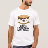 Leben Spaß mit Punnen Funny Food Puff T-Shirt (Vorderseite)