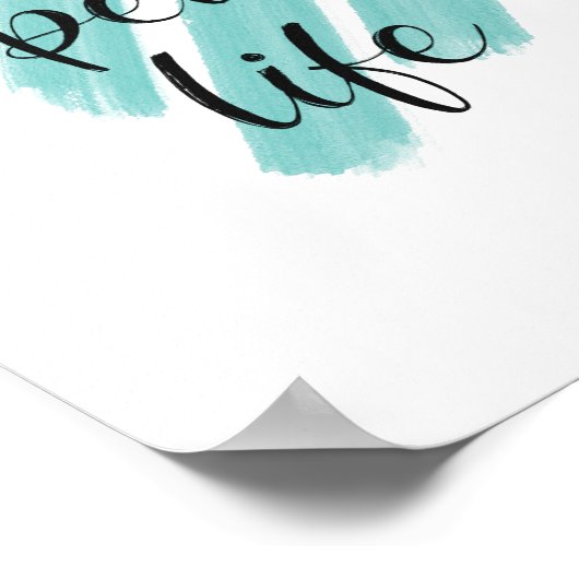 Leben sprechen poster (Ecke)