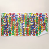 Leben Strandtuch (Vorderseite)