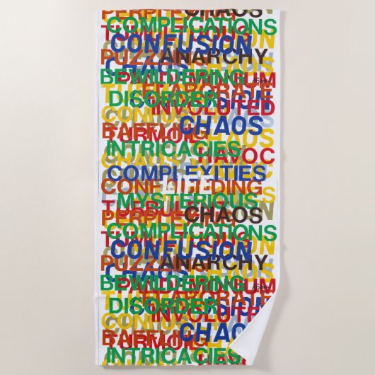 Leben Strandtuch (Vorderseite)