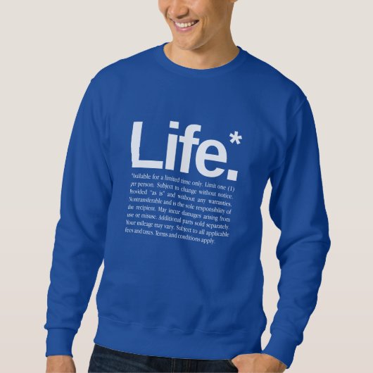 Leben* Sweatshirt (Vorderseite)