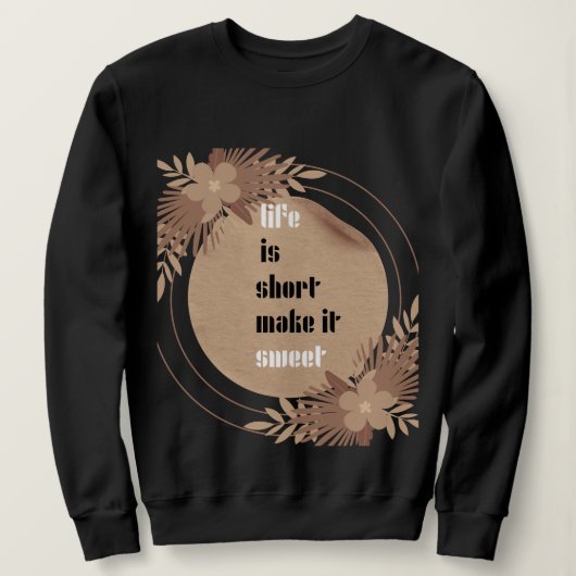 Leben Sweatshirt (Design vorne)