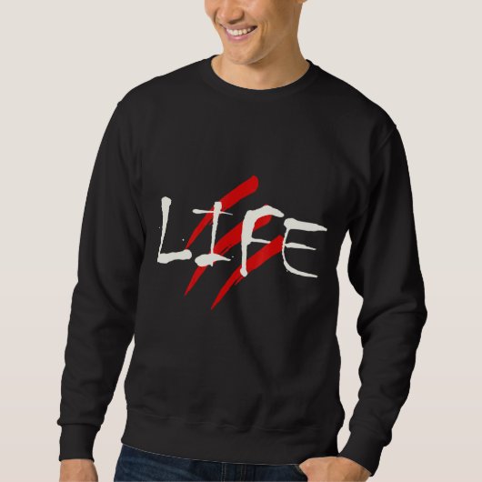 Leben Sweatshirt (Vorderseite)