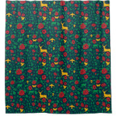 Leben-Symbole Frida Kahlos | Duschvorhang (Vorderseite)