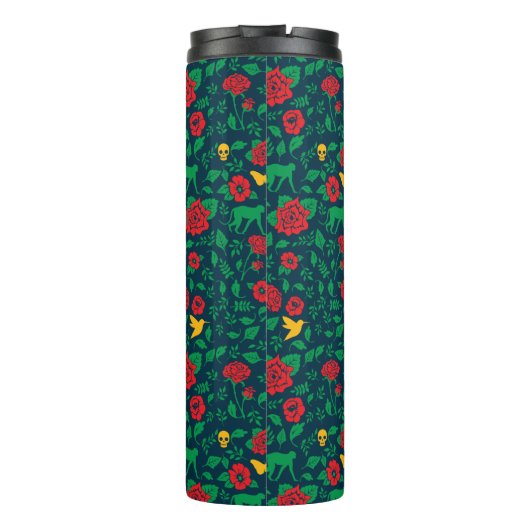 Leben-Symbole Frida Kahlos | Thermosbecher (Rückseite)