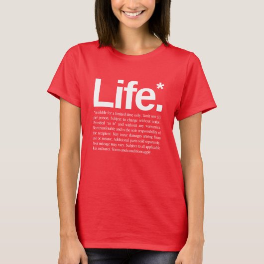 Leben* T-Shirt (Vorderseite)