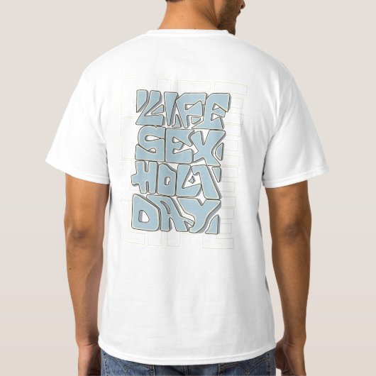 Leben T-Shirt (Rückseite)