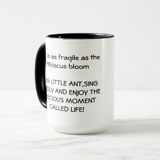 Leben Tasse (Vorderseite Links)