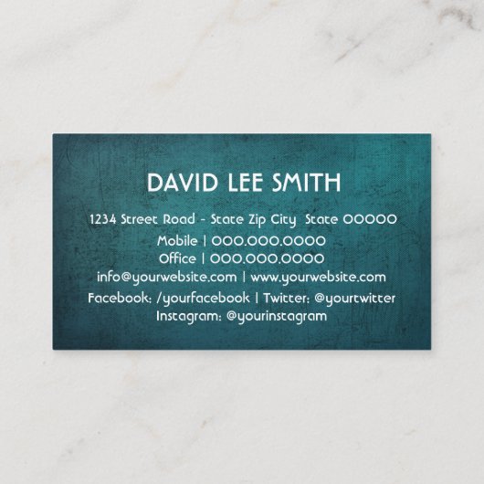 Leben-Trainer Visitenkarte (Rückseite)