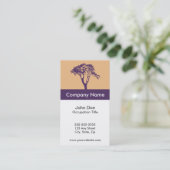 Leben-Trainer-Visitenkarte-Schablone Visitenkarte (Stehend Vorderseite)