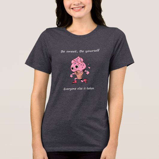 Leben Tri-Blend Shirt (Vorderseite)