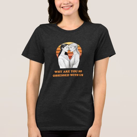 Leben Tri-Blend Shirt (Vorderseite)