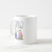 Leben-Überholspur-Halsklammer mögen Kaffeetasse (Vorderseite Links)