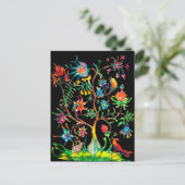 Leben und Fauna Postkarte (Stehend Vorderseite)