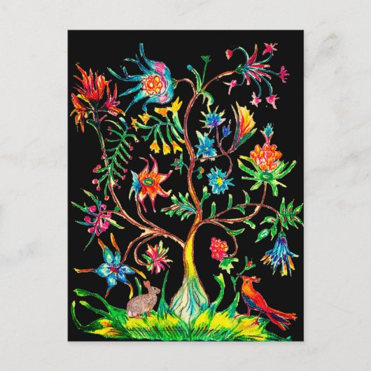 Leben und Fauna Postkarte (Vorderseite)