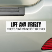 Leben und Freiheit Autoaufkleber (Auf Auto)