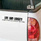 Leben und Freiheit Autoaufkleber (Auf Lkw)