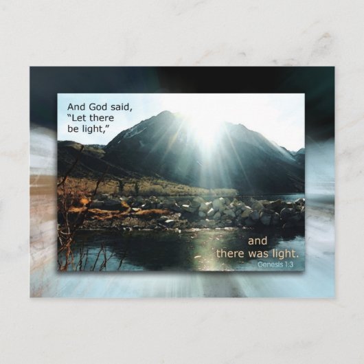 Leben und Licht Postkarte (Vorderseite)