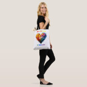 Leben und Liebe in voller Farbe Tasche (Am Model)