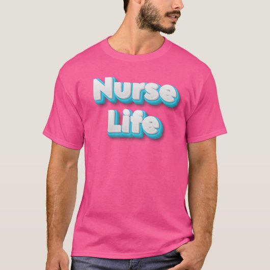 Leben und Lieben des Pflegeberufs T-Shirt (Vorderseite)