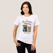 Leben und lieben Tri-Blend shirt (Vorderseite voll)