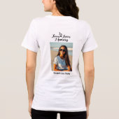Leben und lieben Tri-Blend shirt (Rückseite)