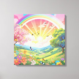 Leben und natürliche Schönheit Leinwanddruck