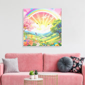 Leben und natürliche Schönheit Leinwanddruck (Insitu (Wohnzimmer))