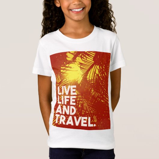 Leben und Reisen T-Shirt (Vorderseite)