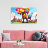 Leben und Revolution Leinwanddruck (Insitu (Wohnzimmer))