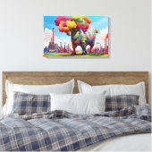 Leben und Revolution Leinwanddruck (Insitu (Schlafzimmer))