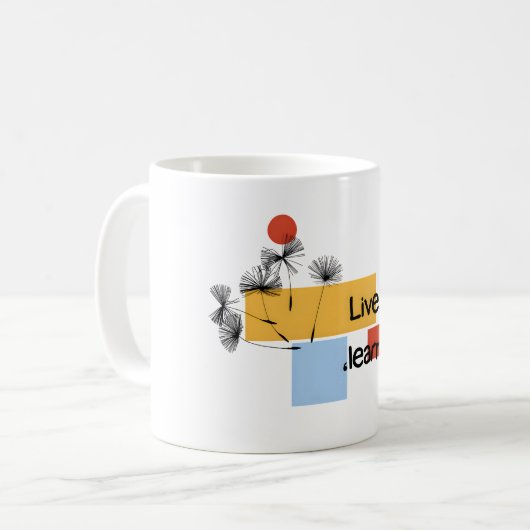 Leben und Tasse lernen (Vorderseite Links)