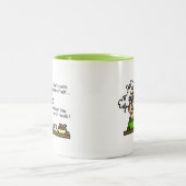 Leben-und Tequila-Spaß Zweifarbige Tasse (Mittel)