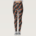 Leben und Tod Leggings<br><div class="desc">Skull mit Rose nahtlos Muster.Leben und Tod,  Kraft und Zerbrechlichkeit,  und Schönheit an unerwarteten Orten.</div>