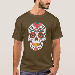 "Leben und Tod" – Zucker-Schädel-Kollektion T-Shirt