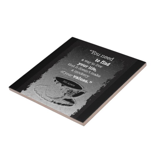 Leben und Werte, Illustriertes Existentialismus-Zi Fliese (Seite)