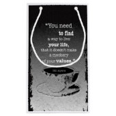 Leben und Werte, Illustriertes Existentialismus-Zi Kleine Geschenktüte (Rückseite)