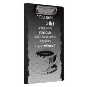 Leben und Werte, Illustriertes Existentialismus-Zi Klemmbrett (Rechts)