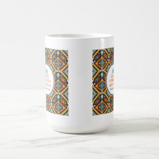 Leben unser Abenteuer Kaffeetasse (Mittel)